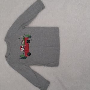 Disney Jumping Beans Babies Grey Micky Mouse Christmas Shirt Size 24M